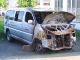 Brandanschlag auf Vereinsbus (14.5.2005)