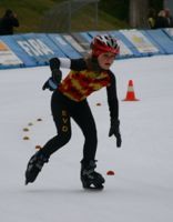 Katharina Hoeg beim Saisoneröffnungswettkampf